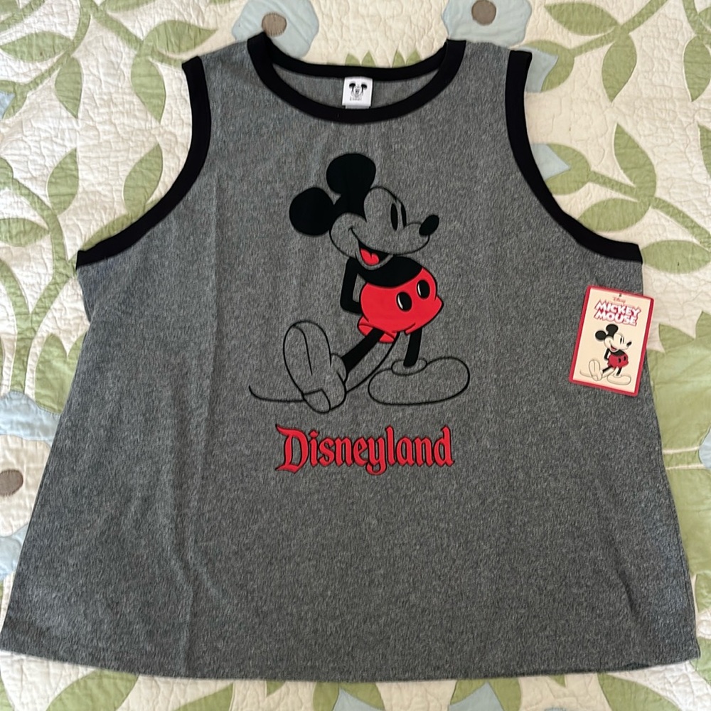 Disneyland Mickey Mouse Women’s Tank Top XL NWT